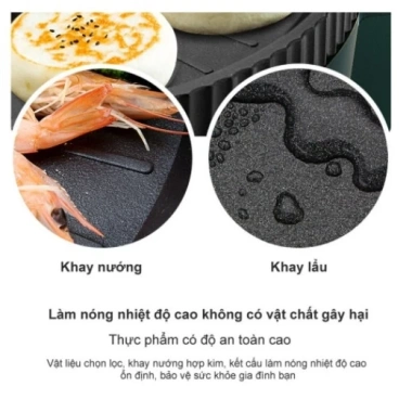 Bếp Lẩu Nướng Hàn Quốc 2 trong 1 – Lẩu & Nướng, Hàng Chính Hãng, Bảo Hành 2 Năm, Giá Ưu Đãi 680.000₫
