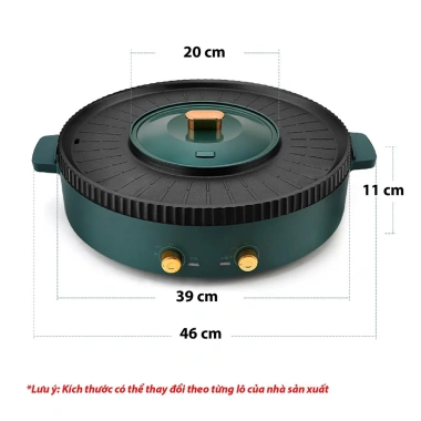 Bếp Lẩu Nướng Hàn Quốc 2 trong 1 – Lẩu & Nướng, Hàng Chính Hãng, Bảo Hành 2 Năm, Giá Ưu Đãi 680.000₫