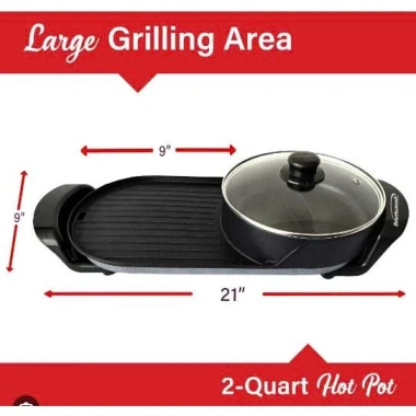 Bếp Lẩu Nướng Hàn Quốc 2 trong 1 – Lẩu & Nướng, Hàng Chính Hãng, Bảo Hành 2 Năm, Giá Ưu Đãi 680.000₫