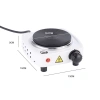 Bếp Mini 500W Pha Trà Cà Phê - Công suất lớn, đun sôi nhanh, phù hợp mọi nồi 9
