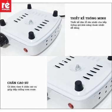 Bếp nhỏ hơ mẹ và bé 1.000W - Tăng giảm nhiệt độ, bảo hành 6 tháng, giá ưu đãi 119.300 VND 6