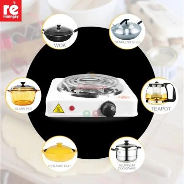 Bếp nhỏ hơ mẹ và bé 1.000W - Tăng giảm nhiệt độ, bảo hành 6 tháng, giá ưu đãi 119.300 VND 8