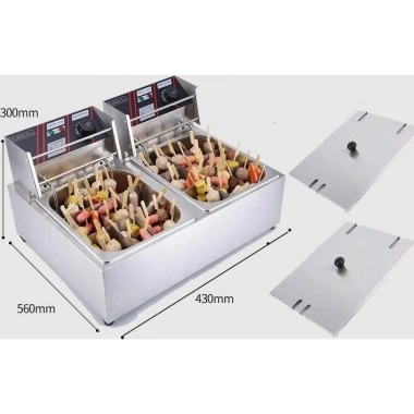 Bếp nồi nhúng lẩu Oden 12L/6L chia ngăn - Tokbokki Nhật‑Hàn, giảm còn 750.000₫