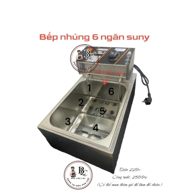Bếp nồi nhúng lẩu Oden 12L/6L chia ngăn - Tokbokki Nhật‑Hàn, giảm còn 750.000₫ 8