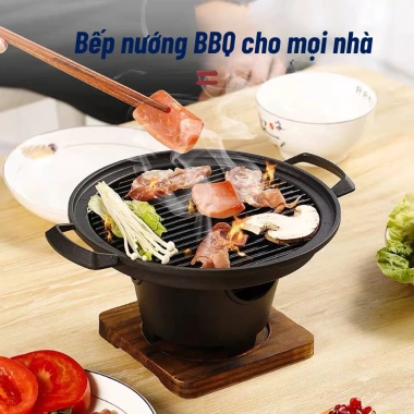 Bếp Nướng Cồn Mini Không Khói BBQ Phong Cách Nhật - Đa Năng, Tiết Kiệm Nhiên Liệu