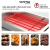 Bếp nướng điện 2.800W không khói inox - Nướng hải sản, thịt xiên, gia đình, bảo hành 12 tháng - Giá 435.000 VND 2