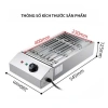 Bếp nướng điện 2.800W không khói inox - Nướng hải sản, thịt xiên, gia đình, bảo hành 12 tháng - Giá 435.000 VND 6
