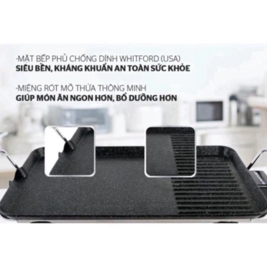 Bếp nướng điện Sunhouse SHD4.607 1.500W 6 mức nhiệt, mặt men chống dính, bảo hành 12 tháng - Giá 369.000đ 3