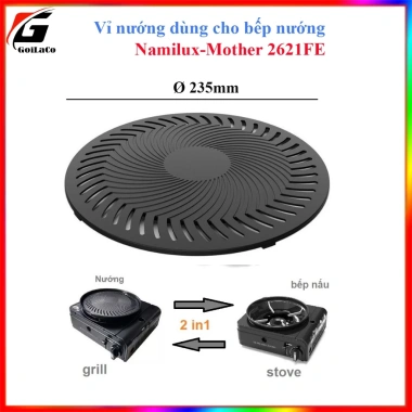 Bếp nướng gas Mother namilux GS 2.621PF không khói Đa năng nấu và lẩu, giảm giá 159k 10