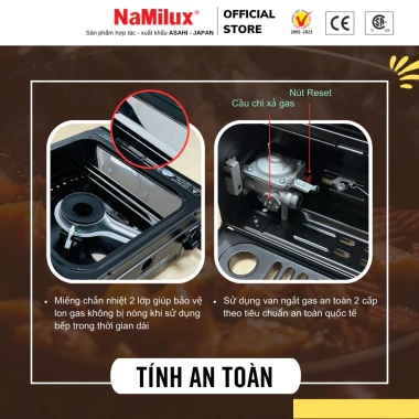 Bếp nướng gas Namilux Mother GS 2.332PF không khói - Vừa nướng vừa lẩu, giá 111.549 VND 7