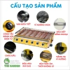 Bếp nướng không khói gas THE GARDEN GREENFIRE 4-8 họng dài ngắn, nướng thịt, hàu - 899.000 VND 4