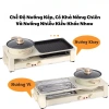 Bếp nướng lẩu 2in1 2.200W cao cấp, chống dính, truyền nhiệt nhanh, tiết kiệm điện, kèm vỉ nướng - 1.199.000₫ 4