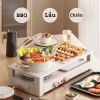 Bếp nướng lẩu 2in1 2.200W cao cấp, chống dính, truyền nhiệt nhanh, tiết kiệm điện, kèm vỉ nướng - 1.199.000₫ 8