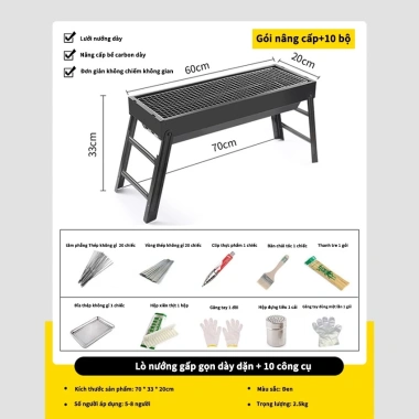 Bếp nướng than hoa PINMU gấp gọn Lò nướng tiện lợi cho du lịch, cắm trại dã ngoại, chỉ 598.000 VND 10 Bếp nướng than hoa PINMU gấp gọn Lò nướng tiện lợi cho du lịch, cắm trại dã ngoại, chỉ 598.000 VND 10