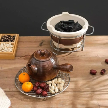 Bếp than đất sét đa năng, đốt dễ, thông gió tháo rời - Dã ngoại giá 249.700₫