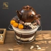 Bếp than di động đa năng Đất sét, Ấm trà, Giá đỡ BBQ - Phù hợp du lịch, cắm trại, sân sau, gia đình