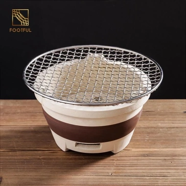 Bếp than di động đa năng Đất sét, Ấm trà, Giá đỡ BBQ - Phù hợp du lịch, cắm trại, sân sau, gia đình 3 Bếp than di động đa năng Đất sét, Ấm trà, Giá đỡ BBQ - Phù hợp du lịch, cắm trại, sân sau, gia đình 3