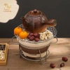 Bếp than di động đa năng Đất sét, Ấm trà, Giá đỡ BBQ - Phù hợp du lịch, cắm trại, sân sau, gia đình 6