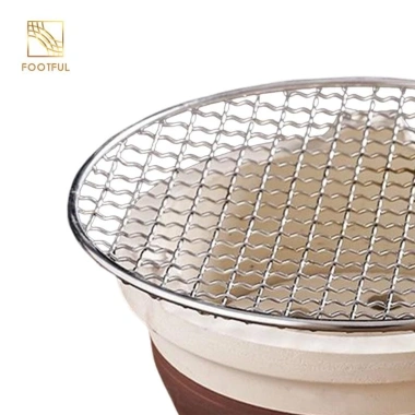 Bếp than di động đa năng Đất sét, Ấm trà, Giá đỡ BBQ - Phù hợp du lịch, cắm trại, sân sau, gia đình