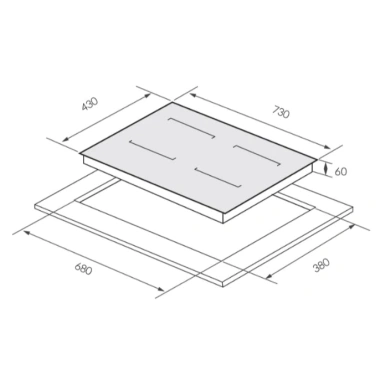 Bếp từ 2 vùng GrandX GX IP659SE - Mặt kính cao cấp, cảm ứng thông minh, 6,424,000₫