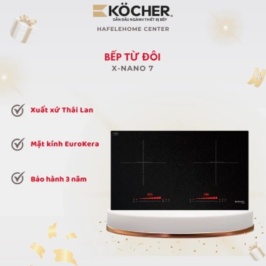 Bếp Từ 2 Vùng Kocher X‑Nano 7 An Toàn, Tiết Kiệm Năng Lượng, 20.99 Triệu - HUT