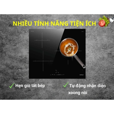 Bếp từ 3 vùng nấu HC-I603B Hafele - Tiết kiệm điện, an toàn, giá chỉ 12.782.640 VND