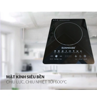 Bếp Từ Cảm Ứng SUN HOUSE 2.200W Hồng Ngoại kèm Nồi Sunhouse Pro Giá 369.000 VND 3