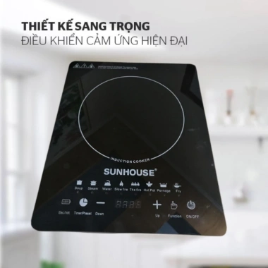 Bếp Từ Cảm Ứng SUN HOUSE 2.200W Hồng Ngoại kèm Nồi Sunhouse Pro Giá 369.000 VND 5
