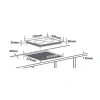 Bếp Từ Chefs EH-DIH336 9 mức công suất, mặt kính Schott Ceran - Giá chỉ 10tr 6