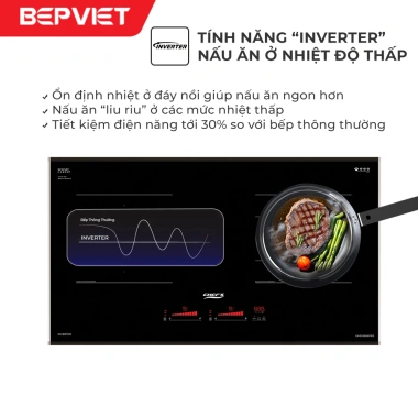 Bếp từ Chefs EH-DIH888 PRO nhập Đức, inverter tiết kiệm, lắp đặt 0đ HN-HCM, 15.88 tr 3