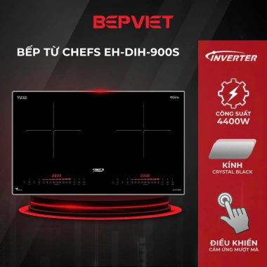 Bếp từ Chefs EH-DIH900S Inverter tiết kiệm, nấu nhanh, tặng bộ nồi Dann, bảo hành tại nhà 3