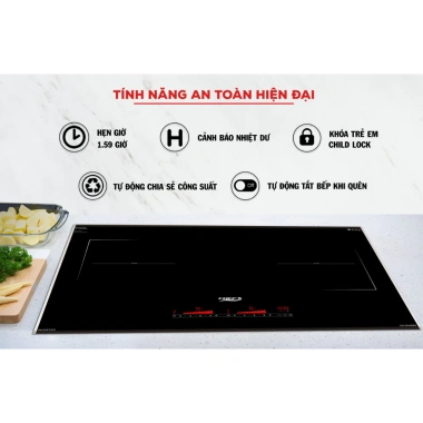 Bếp từ đôi Chefs EH-DIH889 Inverter Tiết Kiệm, Lắp Âm Sang Trọng – 17,790,000₫ 5