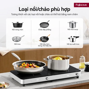 Bếp Từ Đôi Fujihome IC2.602S – Nấu Nhanh, Tiết Kiệm Điện, Siêu Bền, Dễ Vệ Sinh – Giá 2.192.000₫ 7 Bếp Từ Đôi Fujihome IC2.602S – Nấu Nhanh, Tiết Kiệm Điện, Siêu Bền, Dễ Vệ Sinh – Giá 2.192.000₫ 7