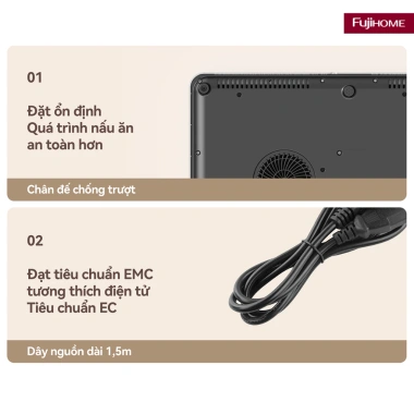 Bếp Từ Đôi Fujihome IC2.602S – Nấu Nhanh, Tiết Kiệm Điện, Siêu Bền, Dễ Vệ Sinh – Giá 2.192.000₫ 9 Bếp Từ Đôi Fujihome IC2.602S – Nấu Nhanh, Tiết Kiệm Điện, Siêu Bền, Dễ Vệ Sinh – Giá 2.192.000₫ 9