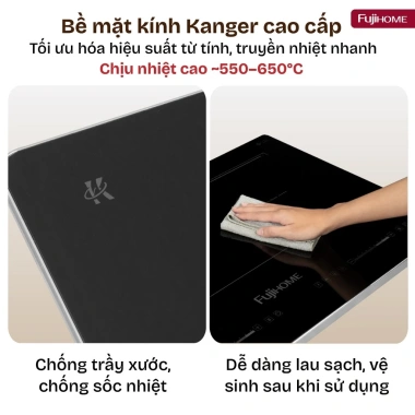 Bếp Từ Đôi Fujihome IC2.622 - Sức Mạnh Đỉnh Cao, Công Nghệ Toàn Diện, Giá Ưu Đãi 4.187.000 VND