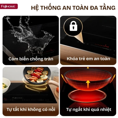 Bếp Từ Đôi Fujihome IC2.622 - Sức Mạnh Đỉnh Cao, Công Nghệ Toàn Diện, Giá Ưu Đãi 4.187.000 VND
