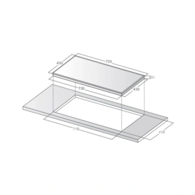 Bếp từ đôi Lorca LCI 999 PLUS lắp âm - Đức, Schott Ceran, giảm 22%