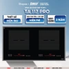 Bếp Từ Đôi LORCA TA 117PRO Hiện Đại, Rã Đông, Smart Inverter, Slider 9 Mức, 3.7 Triệu