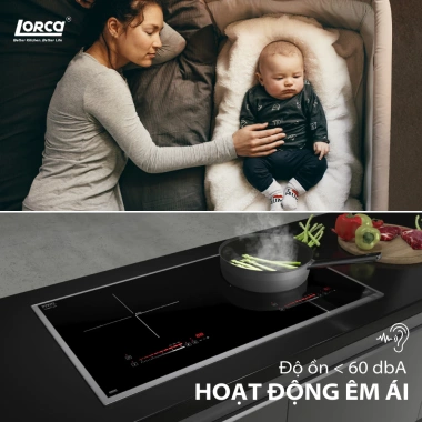 Bếp Từ Đôi LORCA TA 117PRO Hiện Đại, Rã Đông, Smart Inverter, Slider 9 Mức, 3.7 Triệu 7