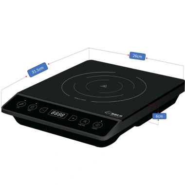 Bếp từ đơn ARBER AB-302A công nghệ Đức, mặt kính chịu nhiệt, đun nấu dễ dàng, giá chỉ 792k