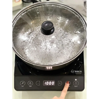 Bếp từ đơn ARBER AB-302A công nghệ Đức, mặt kính chịu nhiệt, đun nấu dễ dàng, giá chỉ 792k