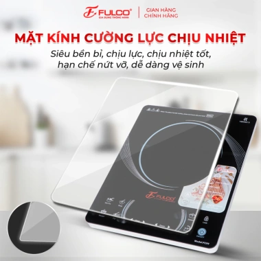Bếp từ đơn FULCO FC99 2.200W, nút bấm điện tử, bảo hành 12 tháng, tặng nồi lẩu inox - Giá chỉ 1.399.000đ