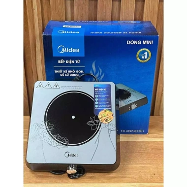 Bếp Từ Đơn Mini Midea MI-K1.917EF 2.016DA 2.120DD - Tặng Nồi Lẩu Inox, Bảo Hành 12 Tháng Chính Hãng 2 Bếp Từ Đơn Mini Midea MI-K1.917EF 2.016DA 2.120DD - Tặng Nồi Lẩu Inox, Bảo Hành 12 Tháng Chính Hãng 2
