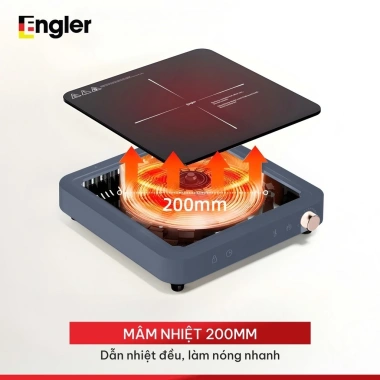 Bếp Từ Engler EL36 2.000W - Cảm Ứng 10 Mức, Mặt Kính Chịu Lực, Nấu Nhanh, Giá 1.010.000 VNĐ 7 Bếp Từ Engler EL36 2.000W - Cảm Ứng 10 Mức, Mặt Kính Chịu Lực, Nấu Nhanh, Giá 1.010.000 VNĐ 7