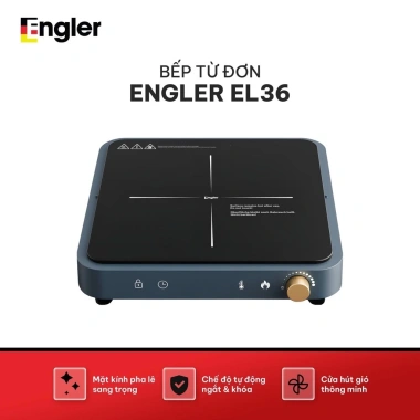 Bếp Từ Engler EL36 2.000W - Cảm Ứng 10 Mức, Mặt Kính Chịu Lực, Nấu Nhanh, Giá 1.010.000 VNĐ