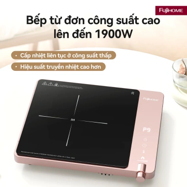 Bếp từ FUJIHOME IC H02 2.200W đơn tròn nhập khẩu, đa năng, giảm giá 860k