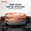 Bếp từ Goldsun GIC3.205-D giá 560k, tặng nồi lẩu inox 26cm, công suất mạnh, an toàn, tiết kiệm điện 9