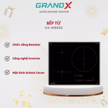 Bếp Từ GrandX GX IH933G - Thiết Kế Sang Trọng, Nấu Siêu Nhanh, Giá Khuyến Mãi 19.367.060 VND