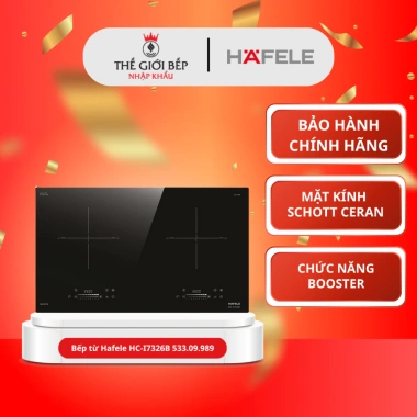 Bếp từ Hafele HC-I7.326B - Thiết kế sang trọng, an toàn, tiết kiệm điện, giá chỉ 14,030,612₫