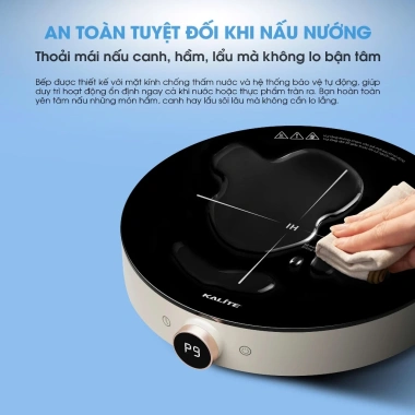 Bếp từ Kalite S8 2.000W - Mặt kính pha lê, nấu nhanh, an toàn tự ngắt, bảo hành 1 năm, giá 990.000 VND
